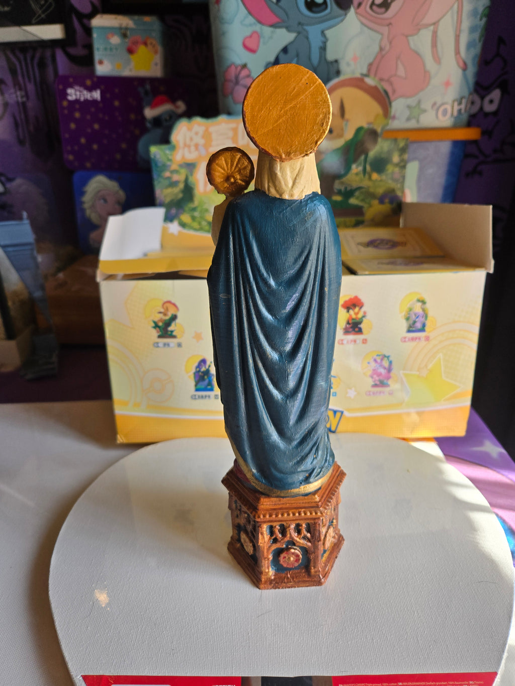 Virgin Mary & Child – 3D Printed & Hand-Painted Collectible Figurine