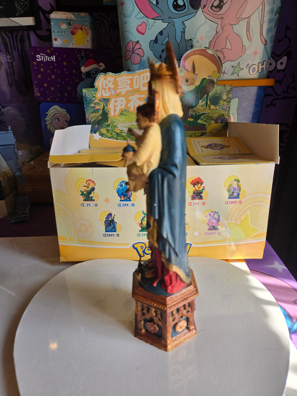 Virgin Mary & Child – 3D Printed & Hand-Painted Collectible Figurine