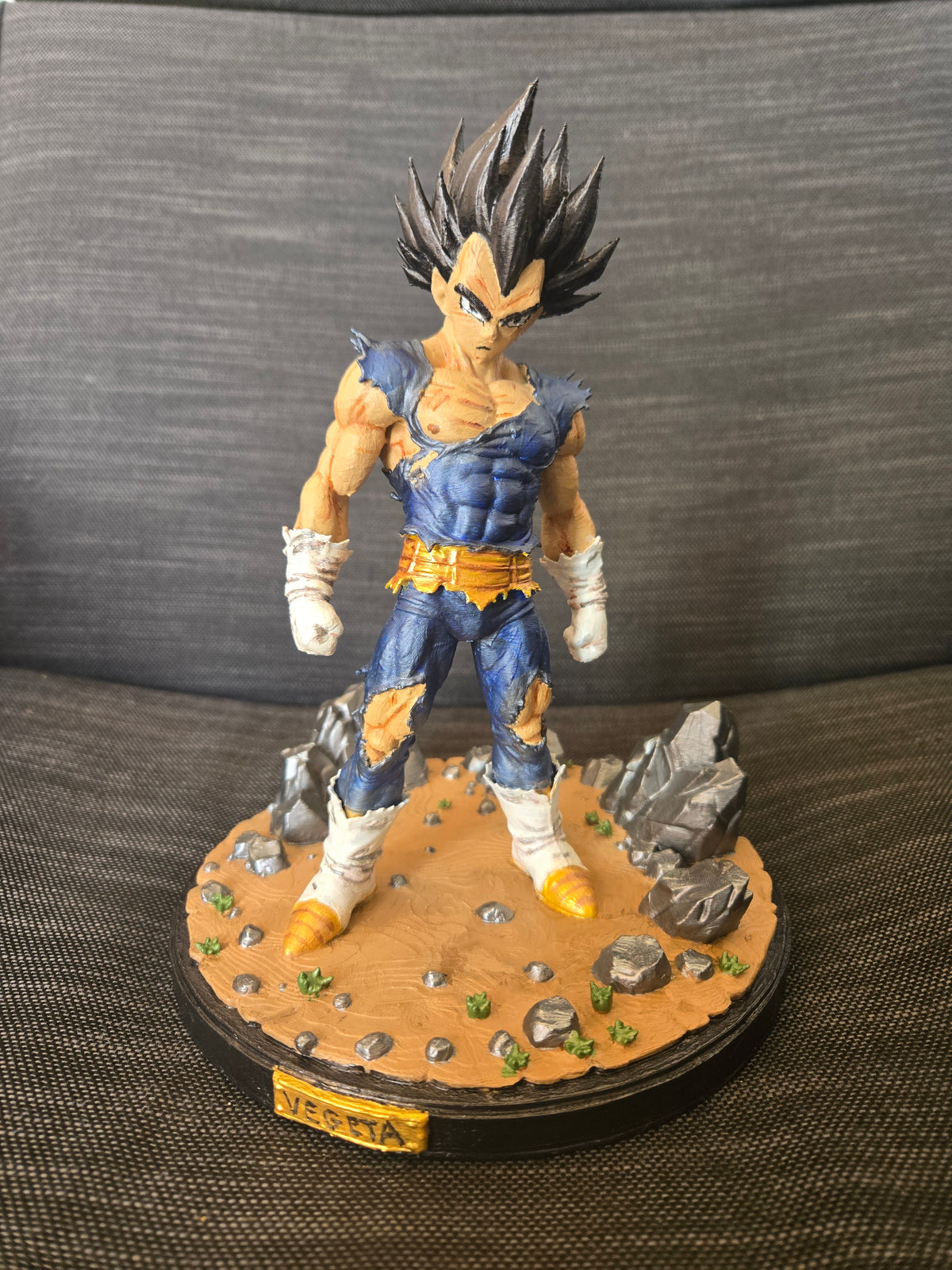 Vegeta 3D Hand-Painted Collectible Figurine – Dragon Ball Inspired ⚡🐉