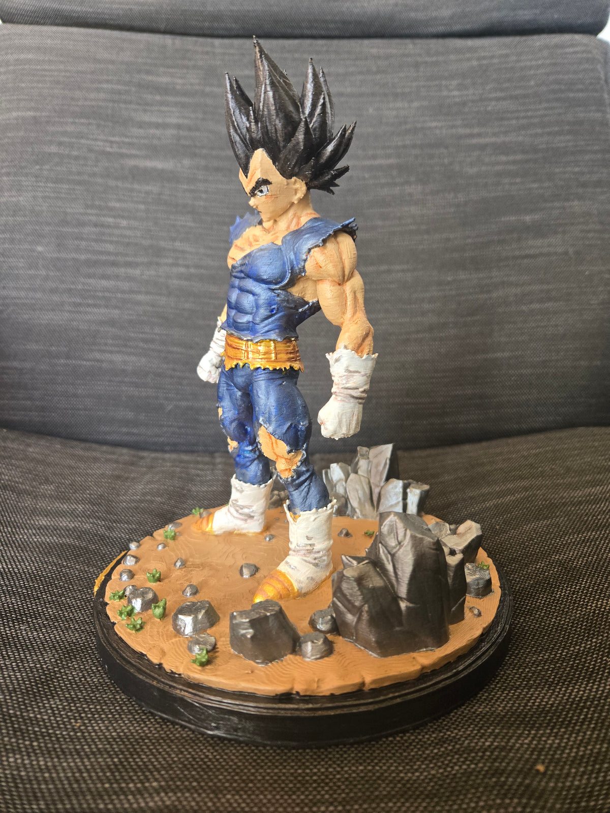 Vegeta 3D Hand-Painted Collectible Figurine – Dragon Ball Inspired ⚡🐉