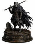 Blaidd 3D Hand Painted Figurine – Elden Ring Inspired