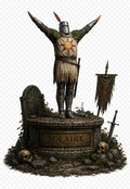 Solaire of Astora 3D Hand Painted Figurine – Dark Souls Inspired – 20 cm