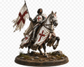 Hugues de Payens 3D Hand Painted Figurine | Knights Templar Founder Medieval Statue