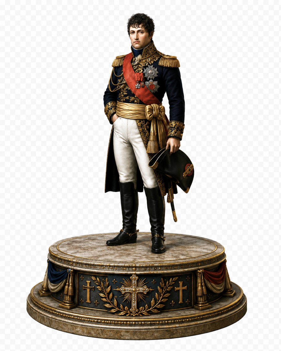 Marshal Jean-de-Dieu Soult 3D Hand Painted Figurine | French Marshal | Waterloo 1815
