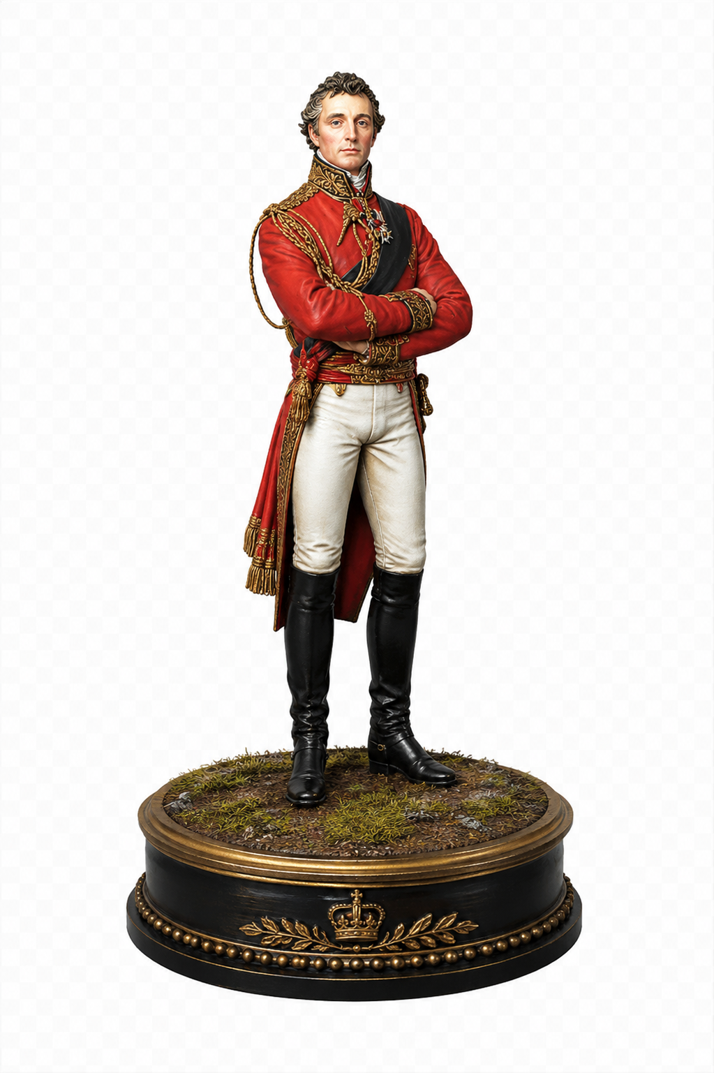 Arthur Wellesley Duke of Wellington 3D Hand Painted Figurine | Battle of Waterloo | British Military Statue