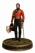 Rowland Hill 3D Hand Painted Figurine | Viscount Hill | Waterloo British General