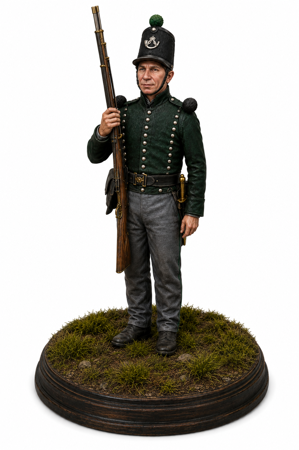 King’s German Legion 3D Hand Painted Figurine | Waterloo 1815 Infantry | Napoleonic Wars