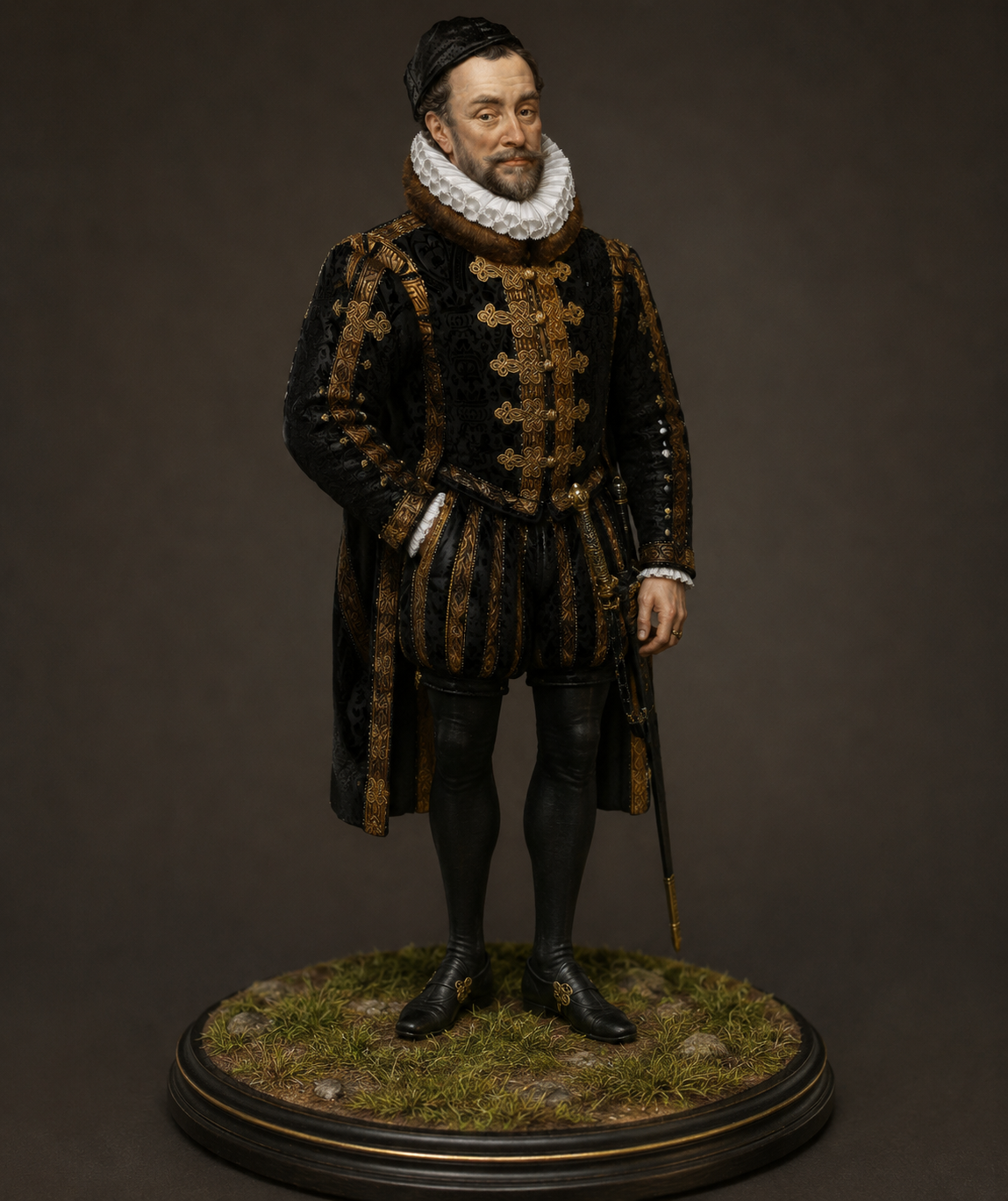 William, Prince of Orange 3D Hand Painted Figurine | Historical Royal Nobleman