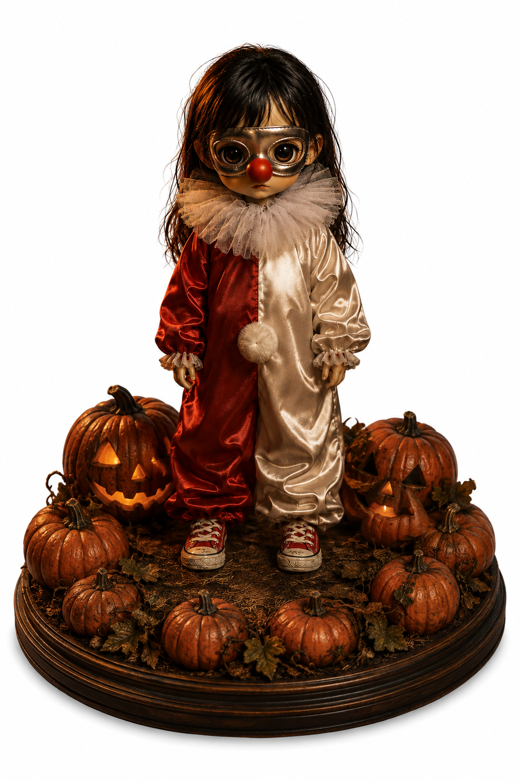Jamie Lloyd 3D Hand-Painted Halloween Pumpkin Figurine – 20 cm