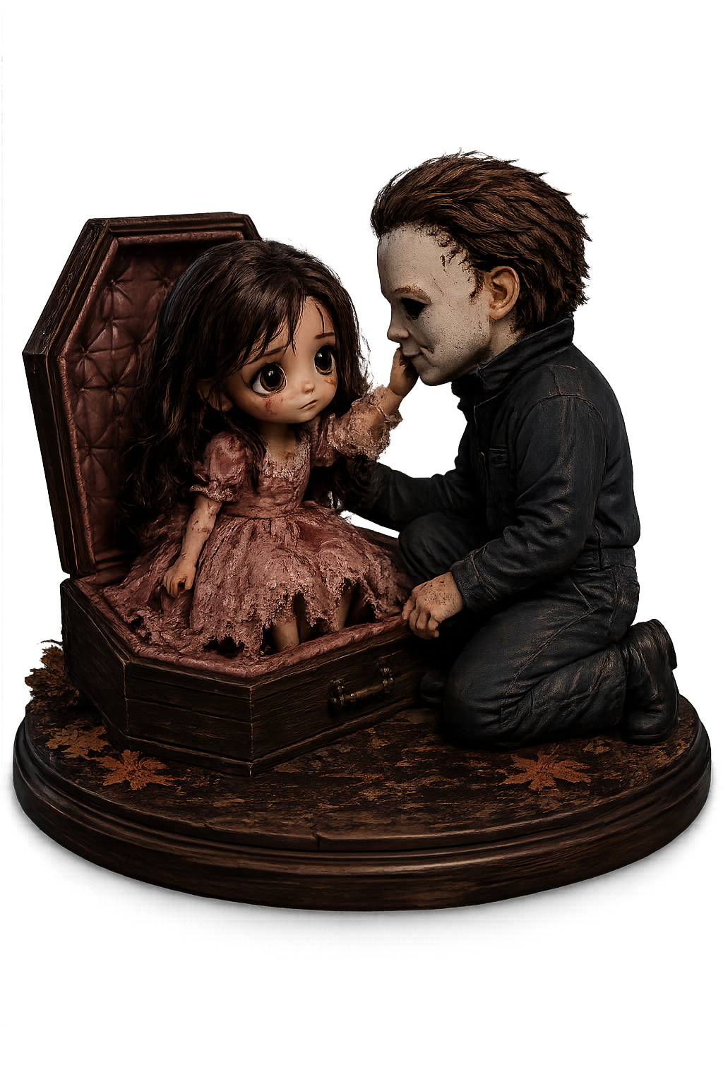 Jamie Lloyd & Michael Myers 3D Halloween Diorama – 20 cm