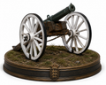 English Cannon 3D Hand Painted Model | British Artillery | Waterloo & Napoleonic Wars
