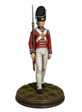 English Foot Guard 3D Hand Painted Figurine | Waterloo 1815 British Guardsman | Napoleonic Wars