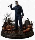 Michael Myers 3D Hand-Painted Figurine | Halloween Horror Diorama Collectible