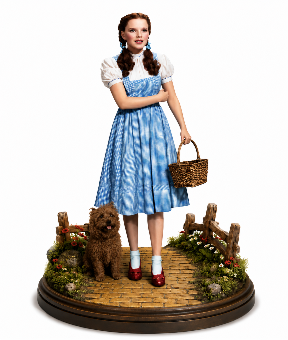 Dorothy Gale 3D Hand Painted Wizard of Oz Diorama – 20 cm