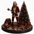 Art the Clown Christmas 3D Hand Painted Terrifier Diorama – 20 cm