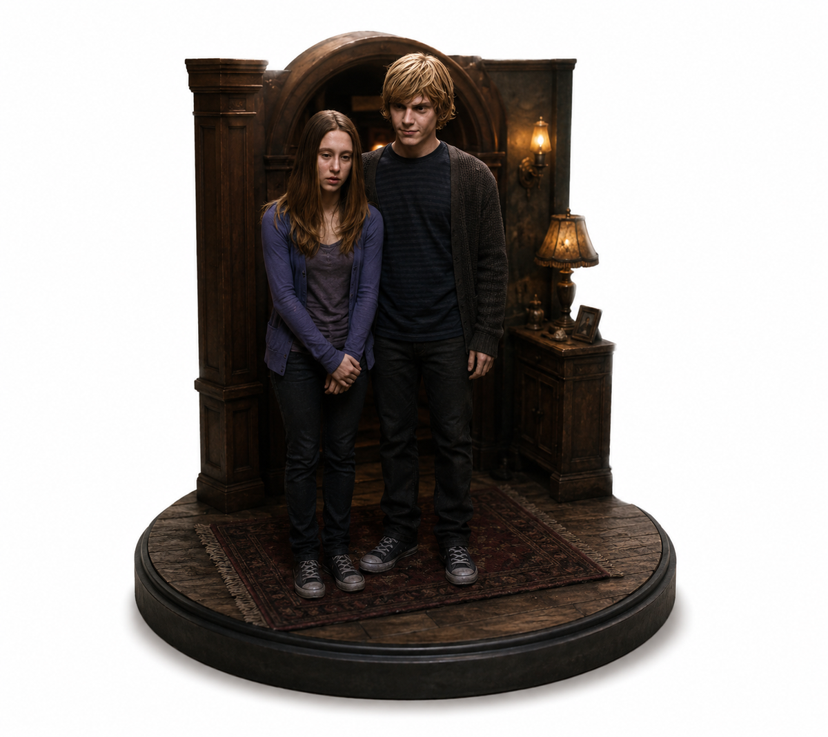 Tate & Violet 3D Hand Painted AHS Murder House Diorama – 20 cm
