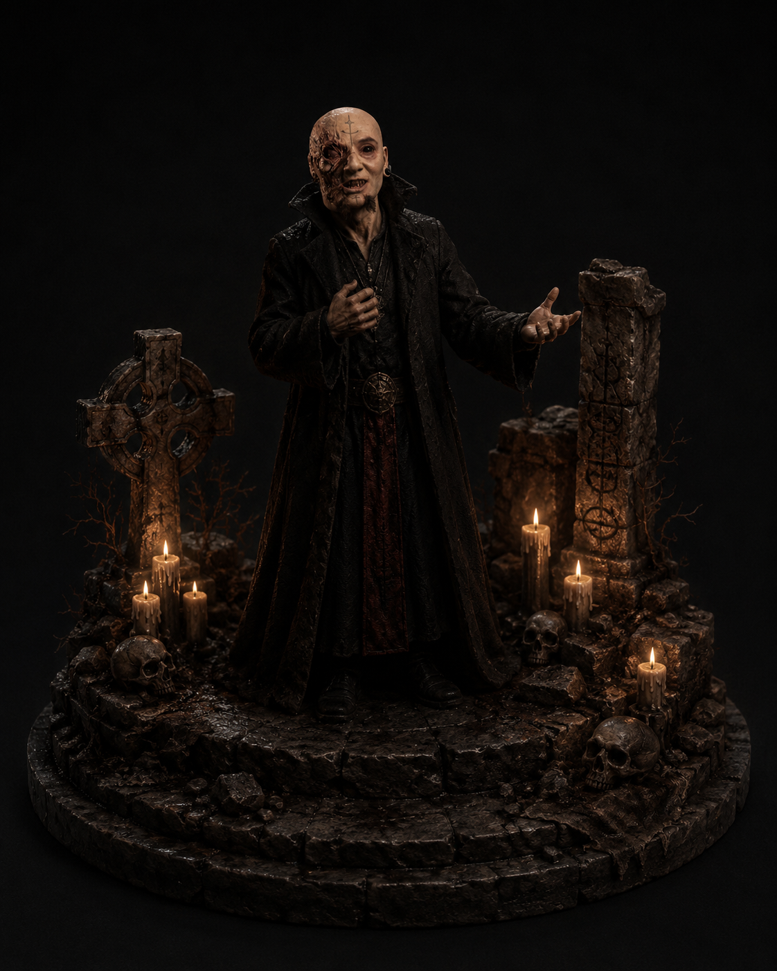 The Source 3D Hand-Painted Horror Figurine | Resident Evil Inspired Diorama