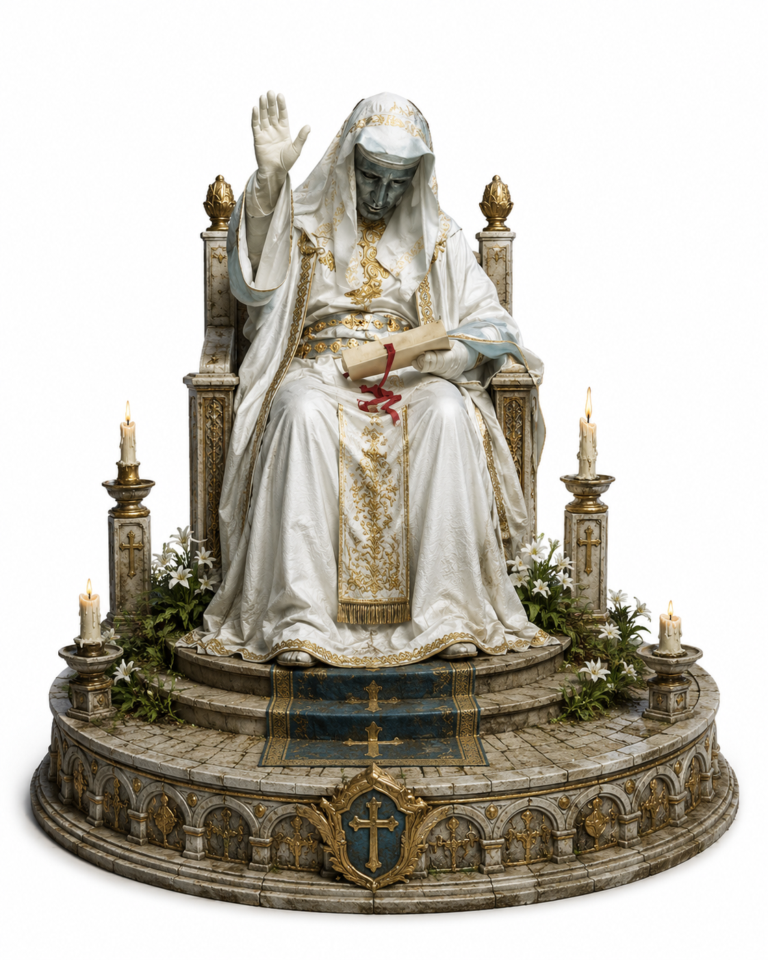 Baldwin IV of Jerusalem 3D Hand Painted Figurine | The Leper King