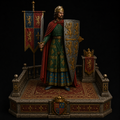 Geoffrey Plantagenet 3D Hand Painted Figurine | Medieval Count of Anjou Historical Statue