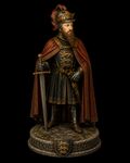 Edward III 3D Hand Painted Figurine | Medieval King of England Warrior Statue