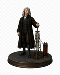 Isaac Newton 3D Hand Painted Figurine | Scientist & Physicist Historical Statue