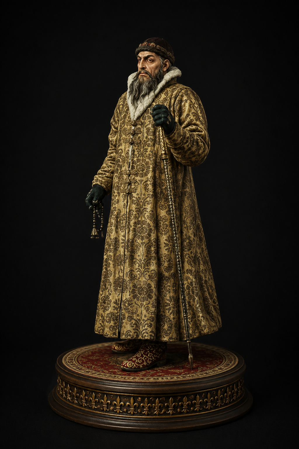 Ivan the Terrible 3D Hand Painted Figurine | Ivan IV Tsar of Russia Historical Statue
