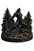 Werewolf 3D Hand-Painted Figurine – Dark Forest Monster 🐺🌲