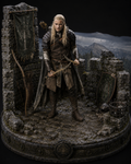 Legolas 3D Hand-Painted Figurine | Elven Archer Ruins Diorama