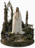 Galadriel 3D Hand-Painted Figurine | Lady of Lothlórien Elven Diorama