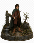 Frodo Baggins 3D Hand-Painted Figurine | Lord of the Rings Shire Diorama