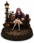 Sunako – Gothic Hand-Painted 3D Collectible Figurine 🥀🖤