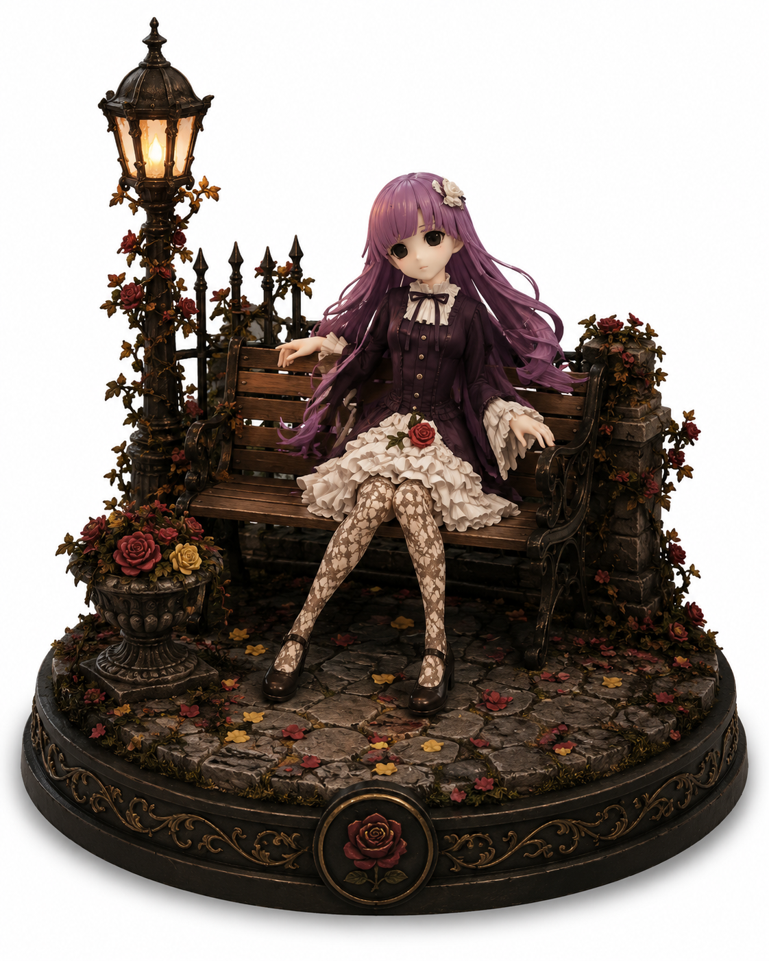 Sunako – Gothic Hand-Painted 3D Collectible Figurine 🥀🖤