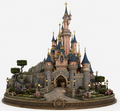 Disneyland Paris Castle 3D Hand-Painted Diorama – Fairytale Castle Display 🏰✨