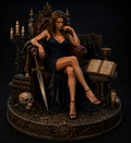 Bela Talbot Supernatural 3D Hand-Painted Figurine | Elegant Occult Collector Display