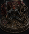 Ivar the Boneless 3D Hand Painted Figurine | Viking Warrior Historical Diorama