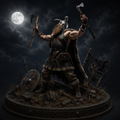 Erik the Red 3D Hand Painted Figurine | Viking Warrior Historical Statue