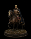 Saladin 3D Hand Painted Figurine | Medieval Sultan on Horse | Crusades Historical Statue
