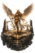 Valkyrie 3D Hand Painted Norse Goddess Figurine – Winged Warrior – 20 cm