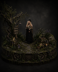 Misty Day 3D Hand Painted Statue – AHS Coven Inspired Witch Diorama – 20 cm