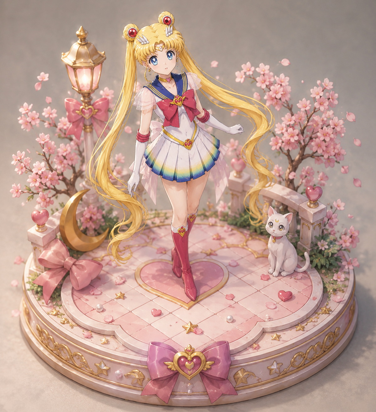 Usagi – Hand-Painted 3D Collectible Figurine 🌙💖