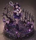 Hotaru Tomoe – Hand-Painted 3D Collectible Figurine 💜🌙