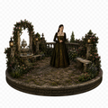 Mary I Tudor 3D Hand Painted Figurine | Queen Mary I Historical Statue | Tudor Garden Collectible