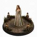 Catherine Howard 3D Hand Painted Figurine | Tudor Queen Historical Statue | Henry VIII Wife Collectible
