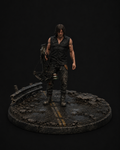 Daryl Dixon 3D Hand Painted Figurine | The Walking Dead Inspired Crossbow Survivor