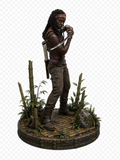 Michonne 3D Hand Painted Figurine | The Walking Dead Inspired Samurai Survivor