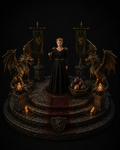 Rhaenyra Targaryen 3D Hand Painted House of the Dragon Diorama – 20 cm