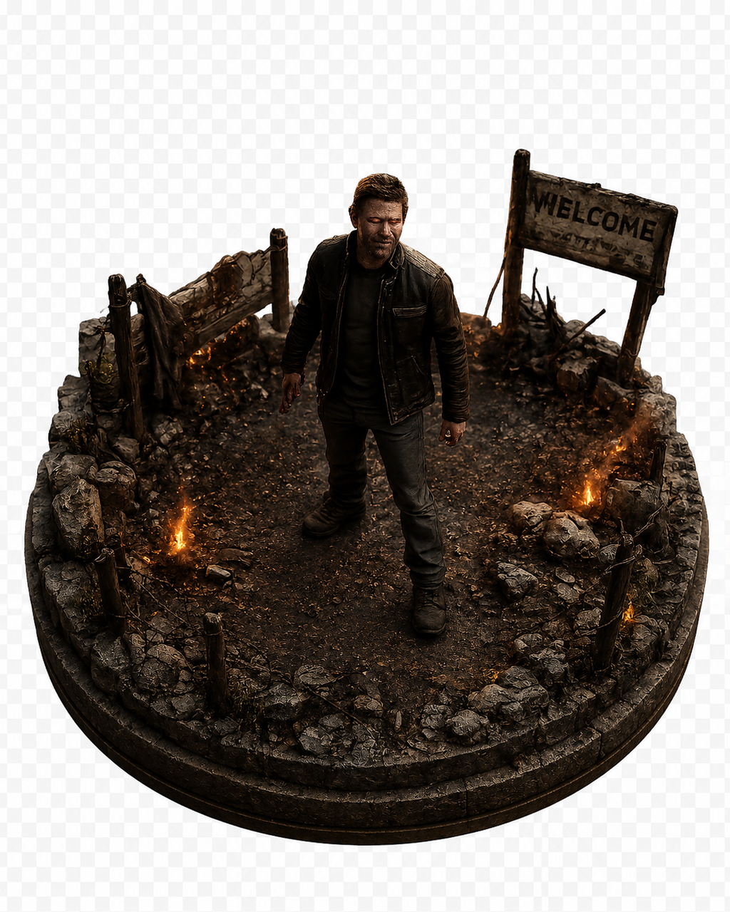 Lucifer 3D Hand Painted Figurine | Supernatural Devil Diorama | Winged & Non-Winged Versions
