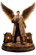 Castiel 3D Hand Painted Figurine | Supernatural Angel Diorama