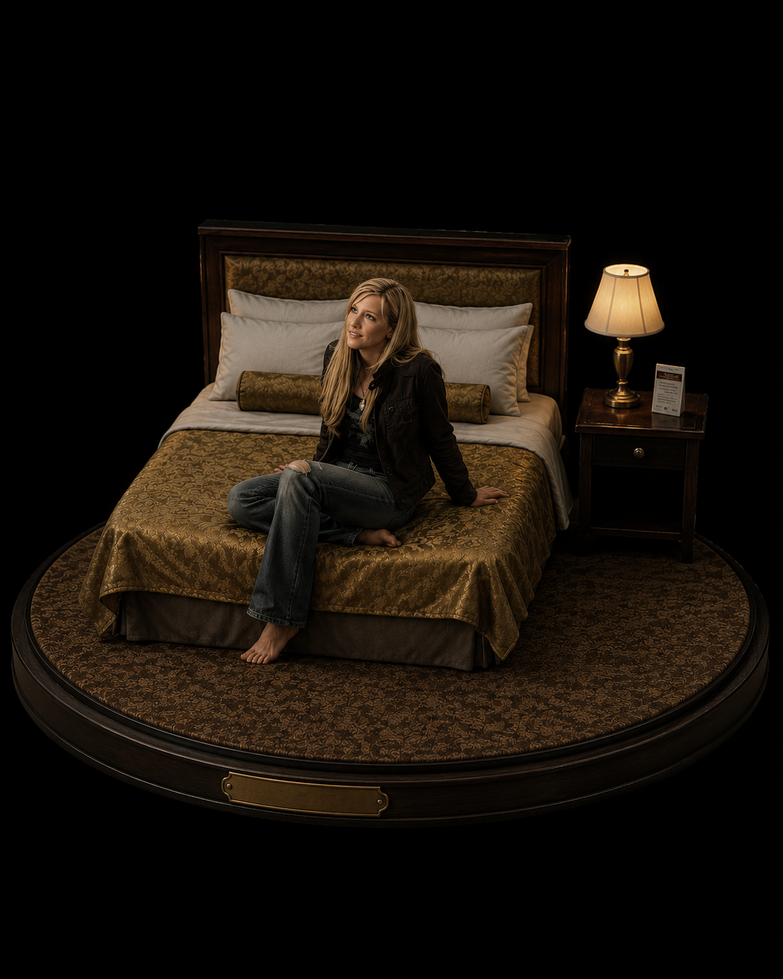 Ruby 3D Hand Painted Figurine | Supernatural Demon Hotel Room Diorama