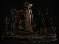 Lady Dimitrescu & Her Three Daughters 3D Hand-Painted Diorama – Resident Evil Village